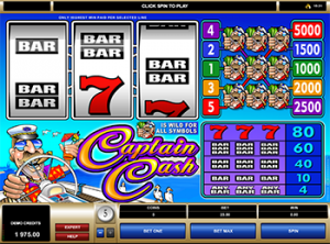 Игровой автомат на деньги Captain Cash онлайн